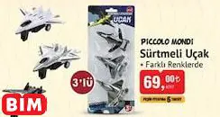 PİCCOLO MONDİ SÜRTMELİ UÇAK OYUNCAK